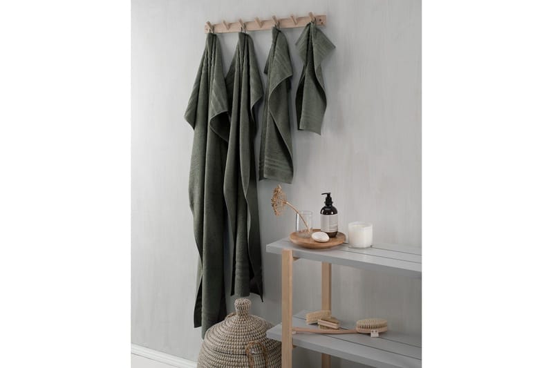 Handduk Basic Frotté - Mörkgrön - Textil & mattor - Badrumstextilier - Handduk