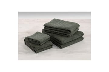 Handduk Basic Frotté - Mörkgrön - Textil & mattor - Badrumstextilier - Handduk