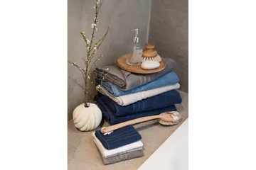 Handduk Basic Frotté - Marinblå - Textil & mattor - Badrumstextilier - Handduk