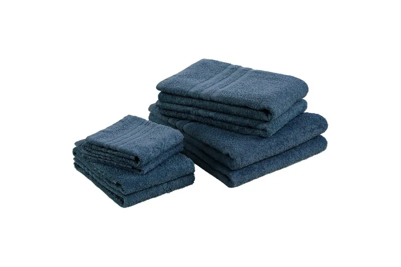 Handduk Basic Frotté - Marinblå - Textil & mattor - Badrumstextilier - Handduk