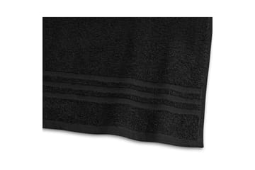 Handduk Basic Frotté - Svart - Textil & mattor - Badrumstextilier - Handduk