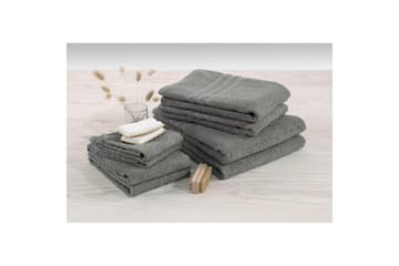 Gästhandduk Basic Frotté - Grå - Textil & mattor - Badrumstextilier - Handduk