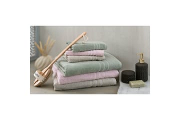 Gästhandduk Basic Frotté - Rosa - Textil & mattor - Badrumstextilier - Handduk
