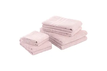 Gästhandduk Basic Frotté - Rosa - Textil & mattor - Badrumstextilier - Handduk