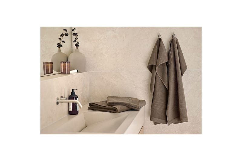 Handduk Helle 50 x 70 cm - Brun - Textil & mattor - Badrumstextilier - Handduk