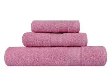 Hobby Handduk Set om 3 - Rosa - Textil & mattor - Badrumstextilier - Handduk
