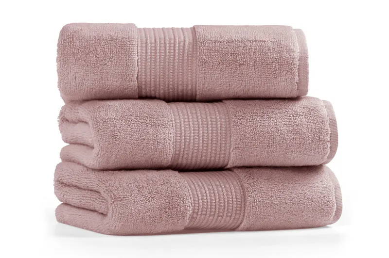 Morghyn Handduk - Rosa - Textil & mattor - Badrumstextilier - Badlakan & badhandduk
