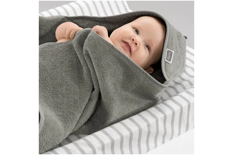 Babycape Basic 75 x 75 cm 2-Pack Grå - Textil & mattor - Barntextilier