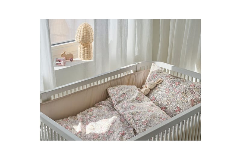 Påslakanset till Spjälsäng 2-Dels Floret Sand - Brun - Textil & mattor - Sängkläder - Bäddset & påslakanset - Påslakanset enkelsäng