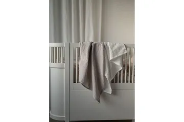 Muslinwrap 2-Pack - Vit/Grå (110 x 110 cm) - Textil & mattor - Filtar, kuddar & plädar - Filtar & plädar