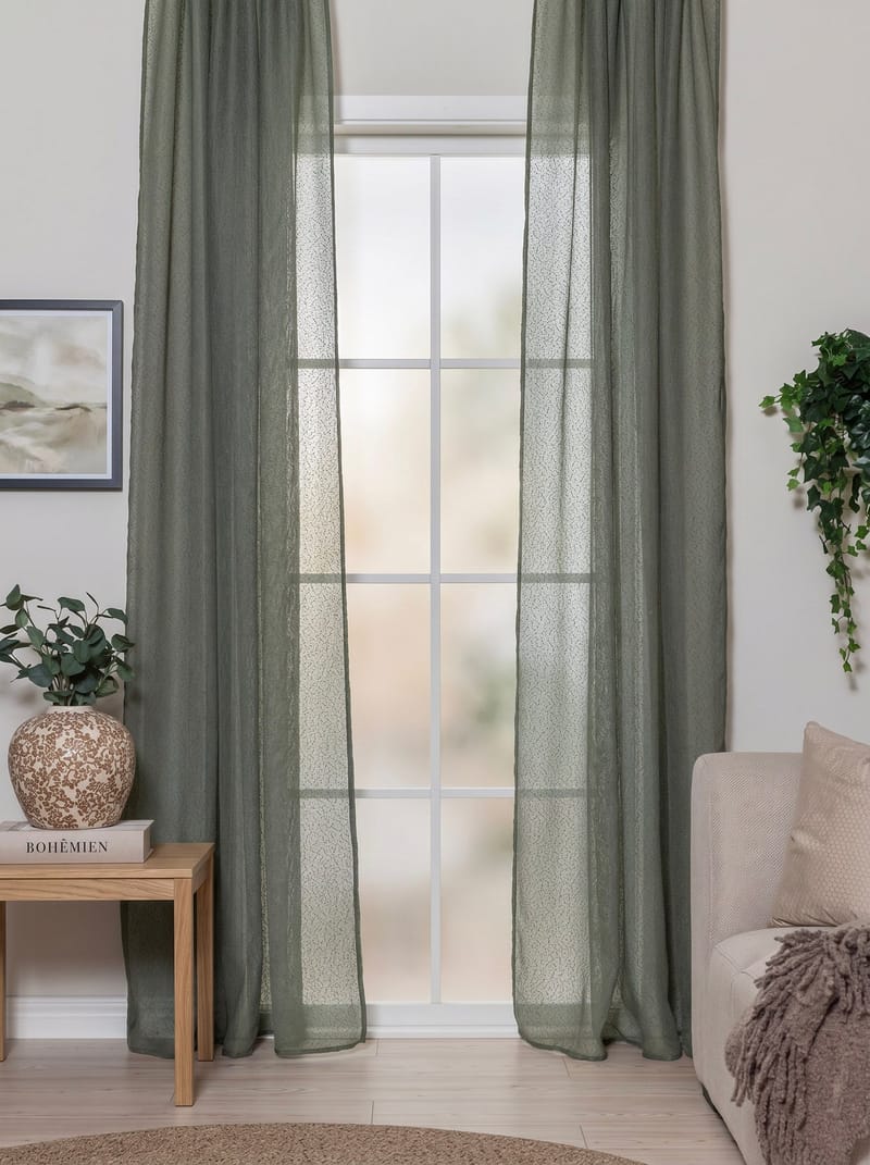 Gardin Alma 140x250 cm, Emerald Green