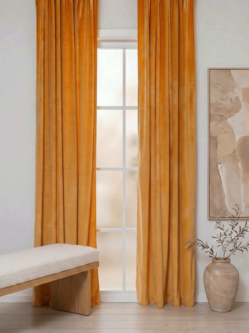 Gardin Elsa 140x250 cm, Yellow