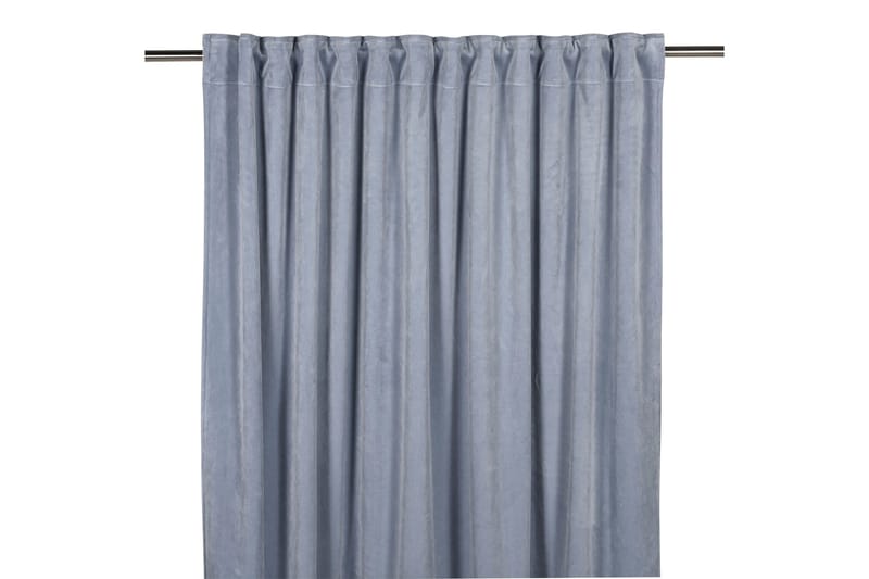 Sameta Sammetsgardin Multibandslängd 2-pack 280 cm, Marinblå