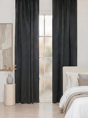 Mörkläggningsgardin Klara 140x250 cm - Svart - Textil & mattor - Gardiner - Mörkläggningsgardiner
