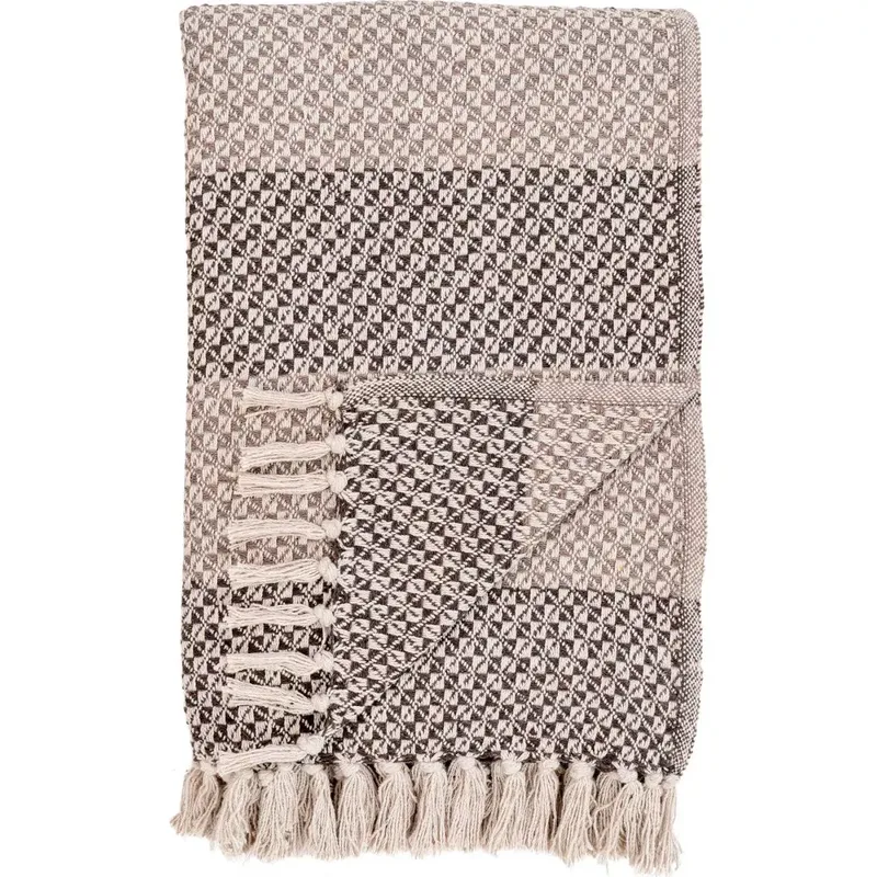 Belek pläd Brun/Beige 130 x 180 cm