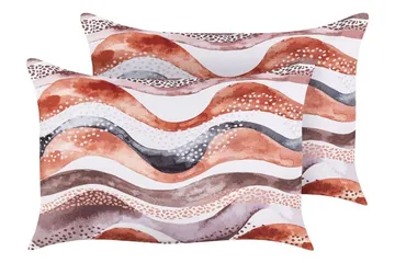 Cannole Utomhuskudde 42x60 cm - Brun/Vit/Svart - Textil & mattor - Filtar, kuddar & plädar - Utekudde