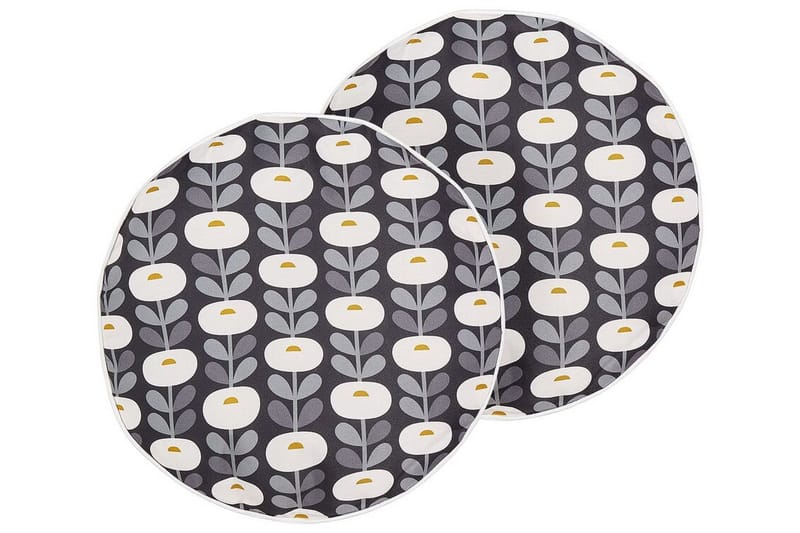 Corsano Utomhuskudde 40 cm Rund - Grå/Vit - Textil & mattor - Filtar, kuddar & plädar - Utekudde