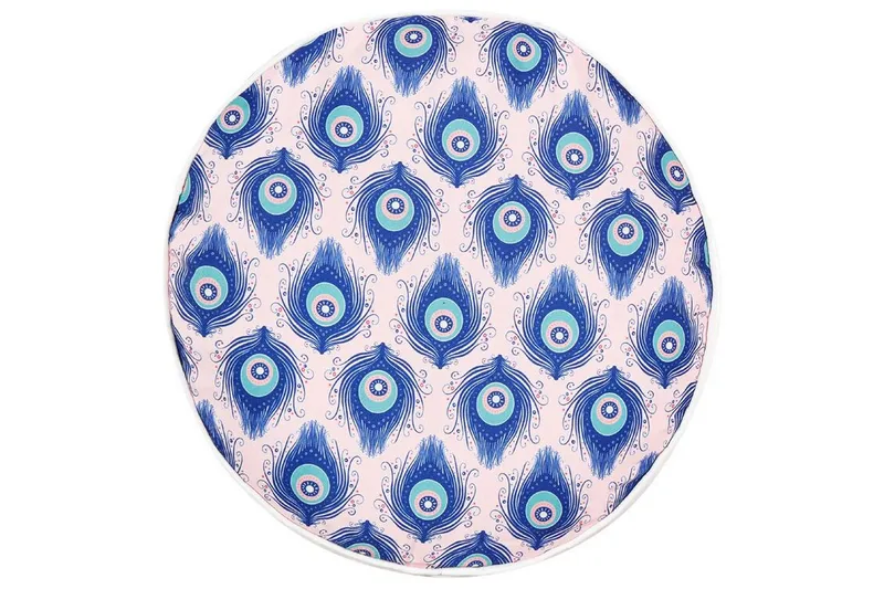 Didsbury Utomhuskudde 40 cm Rund - Blå/Rosa - Textil & mattor - Filtar, kuddar & plädar - Utekudde