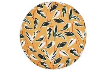 Macerata Utomhuskudde 40 cm Rund - Gul/Grön/Vit - Textil & mattor - Filtar, kuddar & plädar - Utekudde