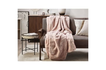 Pläd Chaab Rosa, 150x200 cm - Rosa, 150x200 cm - Textil & mattor - Filtar, kuddar & plädar - Filtar & plädar