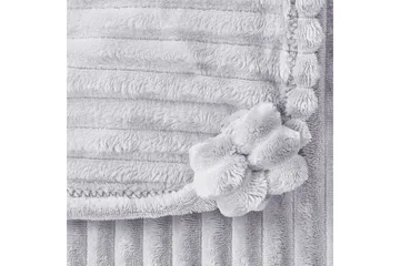 Pläd Kaweri Ljusgrå - Ljusgrå - Textil & mattor - Filtar, kuddar & plädar - Filtar & plädar