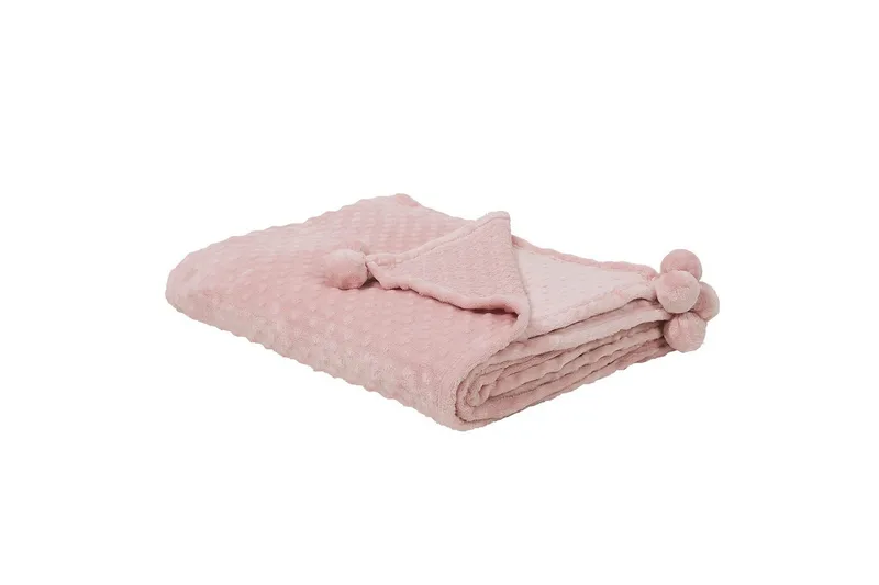 Pläd Samur Rosa, 200x220 cm - Rosa, 200x220 cm - Textil & mattor - Filtar, kuddar & plädar - Filtar & plädar