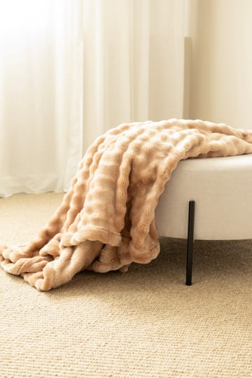 Pläd Pom Pom 150x220 cm - Caramel - Textil & mattor - Filtar, kuddar & plädar - Filtar & plädar