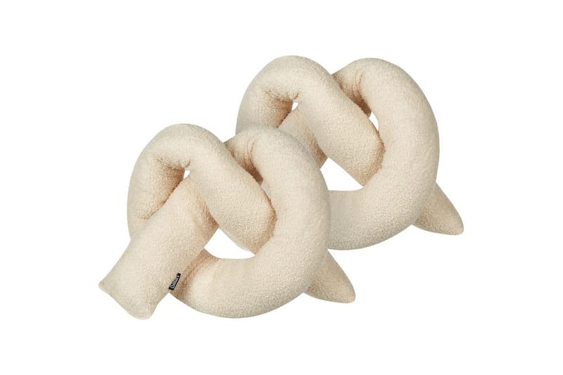 Prydnadskuddar Gladiolus set om 2 Beige - Beige - Textil & mattor - Filtar, kuddar & plädar - Utekudde