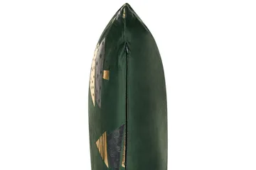 Prydnadskuddar Goldspruce set om 2 Grön/guld/svart - Grön/guld/svart - Textil & mattor - Filtar, kuddar & plädar - Prydnadskudde & kuddfodral