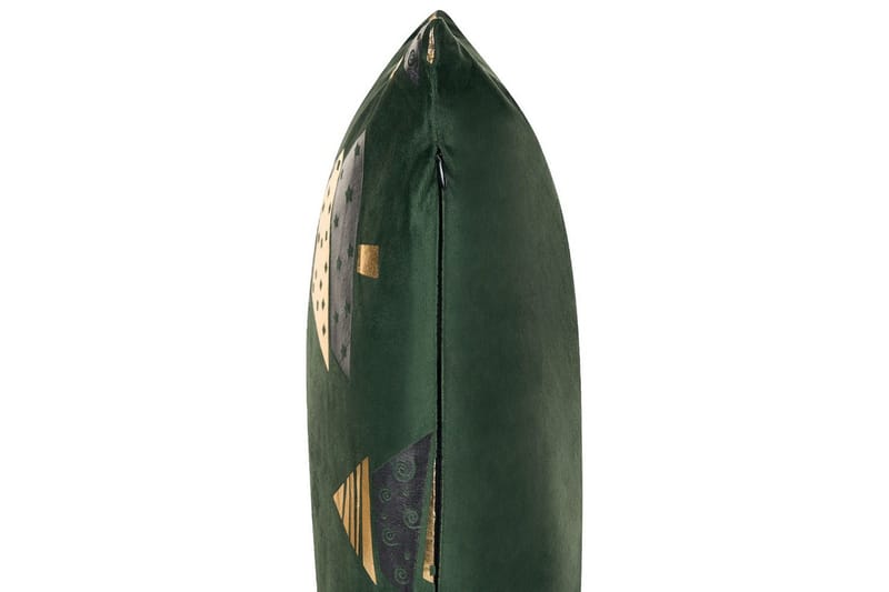 Prydnadskuddar Goldspruce set om 2 Grön/guld/svart - Grön/guld/svart - Textil & mattor - Filtar, kuddar & plädar - Prydnadskudde & kuddfodral