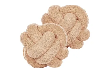 Prydnadskuddar Malni set om 2 Beige - Beige - Textil & mattor - Filtar, kuddar & plädar - Utekudde