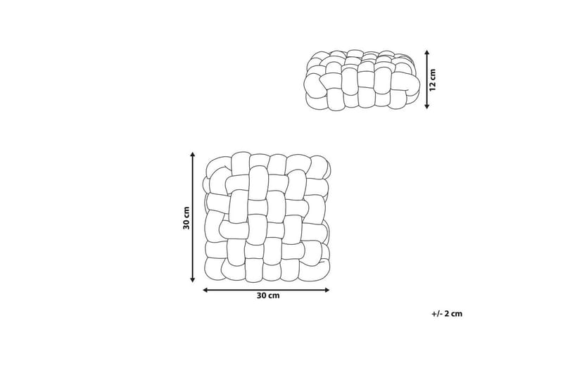 Prydnadskuddar Sirali Grå - Grå - Textil & mattor - Filtar, kuddar & plädar - Prydnadskudde & kuddfodral