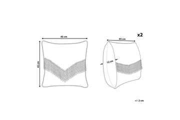 Prydnadskuddar Sofca set om 2 - Textil & mattor - Filtar, kuddar & plädar - Prydnadskudde & kuddfodral
