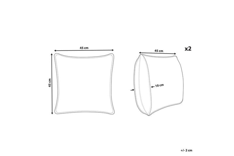 Prydnadskuddar Tuberose set om 2 - Textil & mattor - Filtar, kuddar & plädar - Utekudde