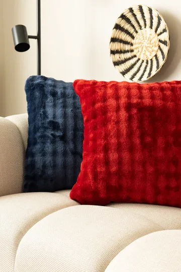 Prydnadskudde Pom Pom 50x50 cm - Marinblå - Textil & mattor - Filtar, kuddar & plädar - Prydnadskudde & kuddfodral
