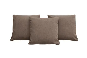 Scandi Dekorationskudde 3-pack - Mörkbrun - Textil & mattor - Filtar, kuddar & plädar - Prydnadskudde & kuddfodral