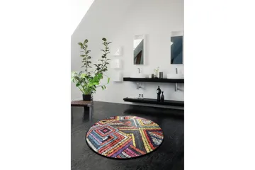 Chilai Home Badmatta 100 Rund - Multi - Textil & mattor - Mattor - Badrumsmatta