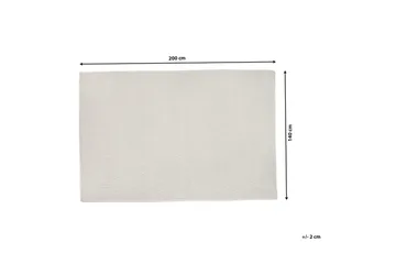 Erzin Matta 140x200 cm - Vit - Textil & mattor - Mattor - Modern matta - Ullmatta