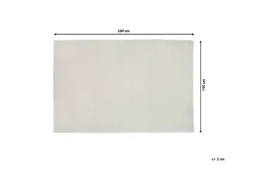 Erzin Matta 140x200 cm - Vit - Textil & mattor - Mattor - Modern matta - Ullmatta