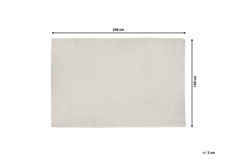 Erzin Matta 140x200 cm - Vit - Textil & mattor - Mattor - Modern matta - Ullmatta