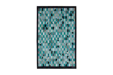 Daleisa Matta 140x200 cm Läder - Blå/Grå - Textil & mattor - Mattor - Modern matta - Wiltonmattor