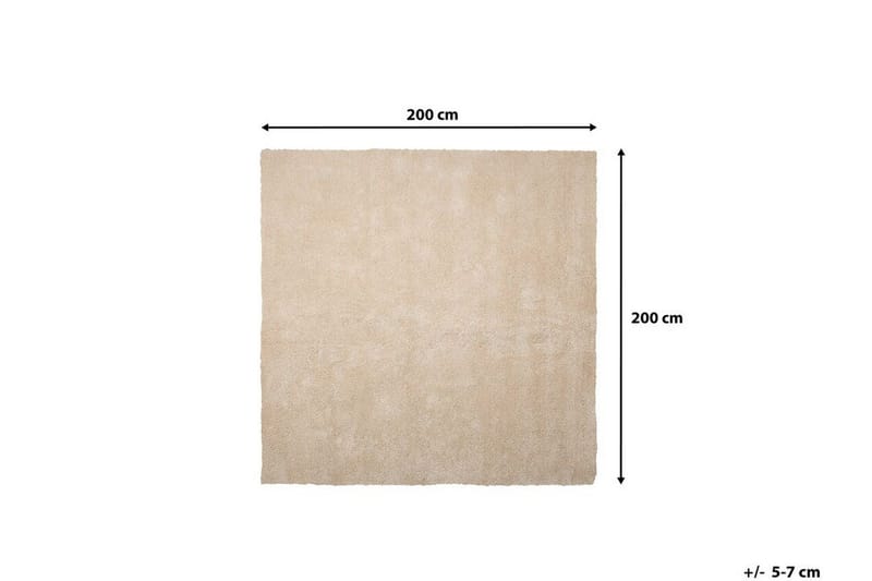 Hummerbeck Matta 200x200 cm - Beige - Textil & mattor - Mattor - Modern matta - Ryamatta & luggmatta
