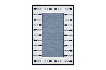 Tulpan Flatvävd Matta 133x190 cm - Blå - Textil & mattor - Mattor - Flatvävda mattor