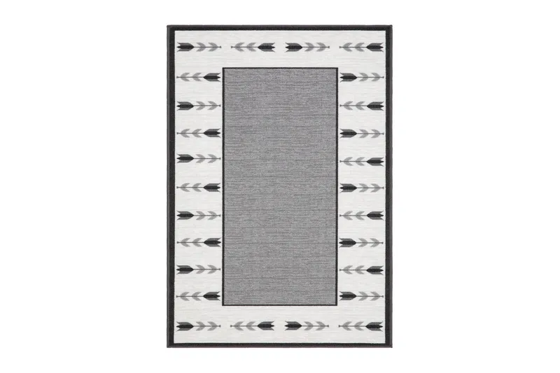Tulpan Flatvävd Matta 160x230 cm - Grå - Textil & mattor - Mattor - Flatvävda mattor