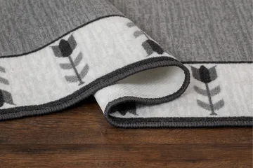 Tulpan Flatvävd Matta 80x150 cm - Grå - Textil & mattor - Mattor - Flatvävda mattor