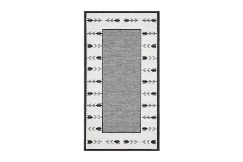 Tulpan Flatvävd Matta 80x150 cm - Grå - Textil & mattor - Mattor - Flatvävda mattor