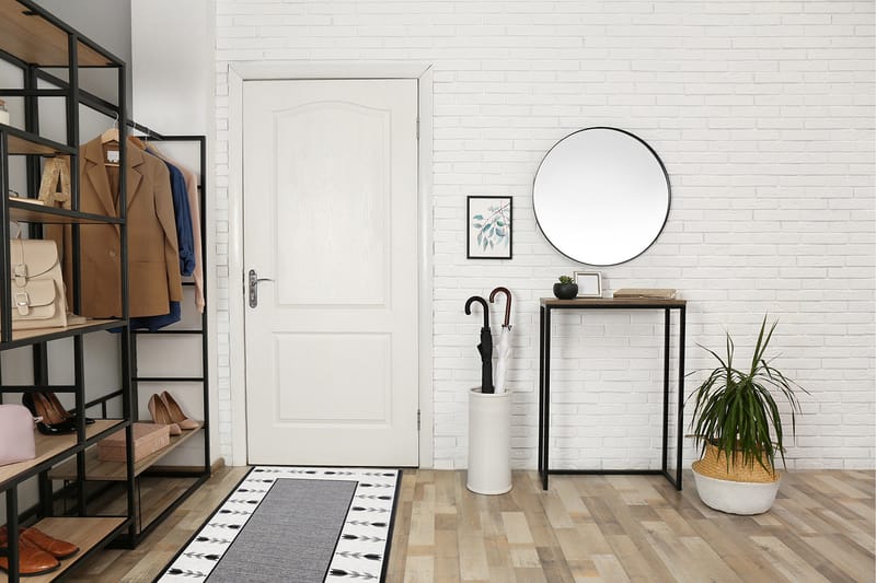 Tulpan Flatvävd Matta 80x200 cm - Grå - Textil & mattor - Mattor - Flatvävda mattor