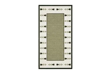 Tulpan Flatvävd Matta 80x200 cm - Grön - Textil & mattor - Mattor - Flatvävda mattor