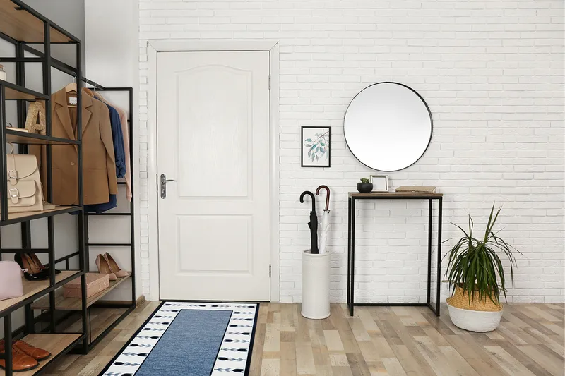 Tulpan Flatvävd Matta 80x300 cm - Blå - Textil & mattor - Mattor - Flatvävda mattor