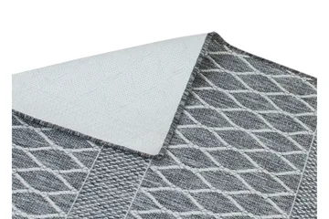 Madrid Bell Flatvävd Matta 80x240 - Grå/Vit - Textil & mattor - Mattor - Flatvävda mattor